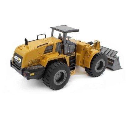 HUINA 1/14 10 Kanal FULL METAL Uzaktan Kumandalı Profesyonel RC Model Wheel Loader Damper İş Makinası - 6 KG AĞIRLIK - 2.4G Full Fonksiyon Sesli ve Işıklı - 1583 - - Thumbnail