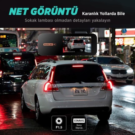 360+ G980H ADAS Ön Gerçek 4K UHD - Arka 1080P FHD 170° Geniş Açı Lens Gece Görüşü Dahili Gps Modülü Akıllı Araç İçi Kamera (64GB HAFIZA KARTI HEDİYELİ)+Park Modu Kiti Bağlantı Kablosu Combo - Thumbnail