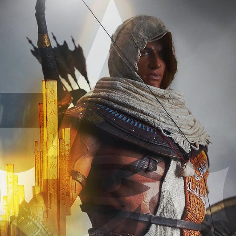 Pure Arts Animus Bayek Statue Assasins Creed