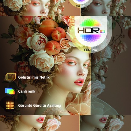 Aurzen Boom 3 Gold 4K Android Projeksiyon Cihazı + Auto Focus + Auto Keystone + 6G WiFi + 5.2 Bluetooth + 250 İnç Yansıtma + 36W HiFi Dolby Ses Sistemi - Thumbnail