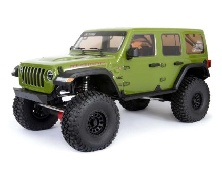 AXIAL - Axial 1/6 SCX6 Jeep JLU Wrangler 4X4 4WD Elektrikli Rc Model Araba Offroad Arazi Rock Crawler RTR w/DX3 Radio & Smart ESC Yeşil