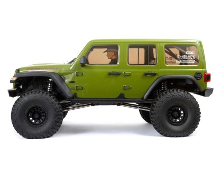 Axial 1/6 SCX6 Jeep JLU Wrangler 4X4 4WD Elektrikli Rc Model Araba Offroad Arazi Rock Crawler RTR w/DX3 Radio & Smart ESC Yeşil - Thumbnail