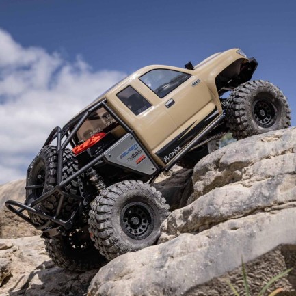 Axial SCX6 Trail Honcho 1/6 4WD 4X4 RTR Rock Crawler Rc Elektrikli Model Araba OffRoad Arazi w/DX3 Radio & Smart ESC Kum Rengi - Thumbnail