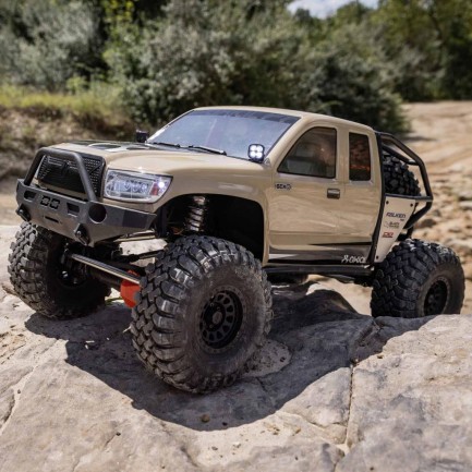 Axial SCX6 Trail Honcho 1/6 4WD 4X4 RTR Rock Crawler Rc Elektrikli Model Araba OffRoad Arazi w/DX3 Radio & Smart ESC Kum Rengi - Thumbnail