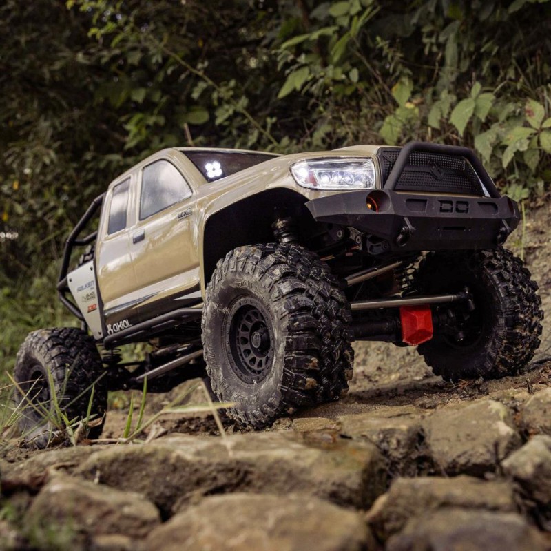 Axial SCX6 Trail Honcho 1/6 4WD 4X4 RTR Rock Crawler Rc Elektrikli Model Araba OffRoad Arazi w/DX3 Radio & Smart ESC Kum Rengi