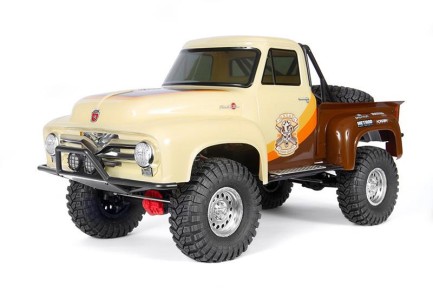 AXIAL - Axial SCX10 II 1955 Ford F-100 4WD 1/10 RTR Kullanıma Hazır Elektrikli RC Model Araba Crawler Kahverengi 