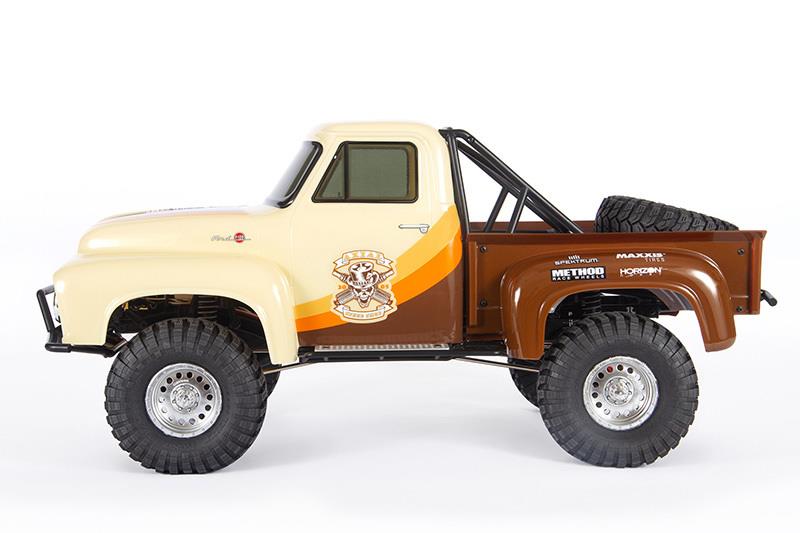 Axial SCX10 II 1955 Ford F-100 4WD 1/10 RTR Kullanıma Hazır Elektrikli RC Model Araba Crawler Kahverengi 