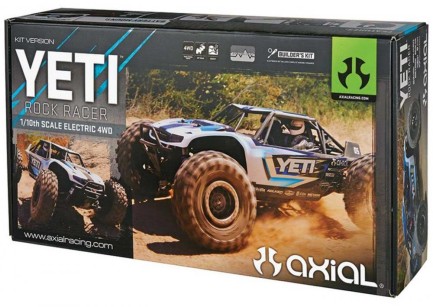 Axial Yeti 1/10 4WD KIT - Elektrikli Rc Model Arazi Araba 80+ Kmh (Demonte Kurulum Gereklidir / Elektronik Aksamlar Dahil Değildir ) - Thumbnail