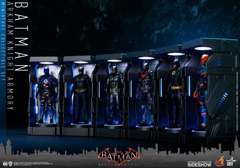 Hot Toys Batman: Arkham Knight Armory Miniature Collectible Set