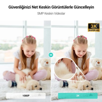 Botslab 360+ C221 Pro 3K 360° Akıllı Güvenlik Kamerası Bebek Monitörü Evcil Hayvan Kamerası İç Mekan Kamerası IP Kamera - Thumbnail