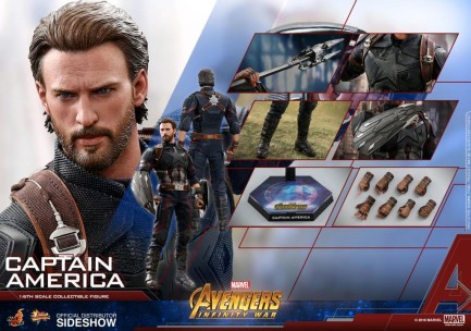 Hot Toys Captain America Infinity War Sixth Scale Figure - Thumbnail