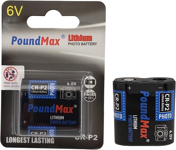 CRP2 6V PoundMax Lityum Güç Fotoğraf Pili CR-P2 223 CR223 DL223