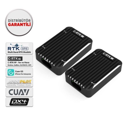 CUAV - CUAV C-RTK 9P RTK GNSS Yüksek Hassasiyetli Konumlandırma Modülü (Sky and Ground Unit V5+/X7+/NORA+ Versiyon)