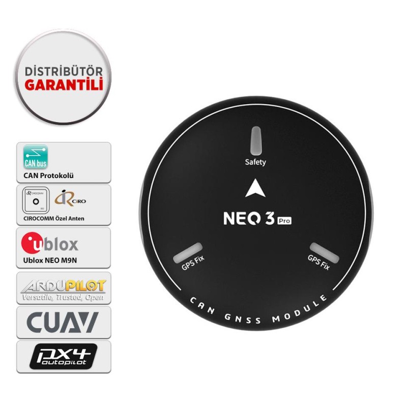 CUAV NEO 3 Pro GPS GNSS Sistemi U-BLOX M9N (Distribütör Garantili)