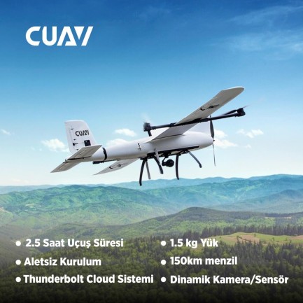 CUAV Raefly VTOL Long Range Drone UAV (Enterprise Version) - Thumbnail