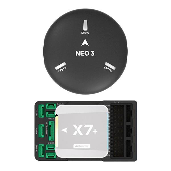 CUAV X7+ Uçuş Kontrol Kartı Flight Controller Otopilot Sistemi PX4&APM + CUAV NEO 3 GPS GNSS U-BLOX M9N Combo (Distribütör Garantili)