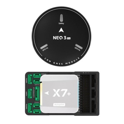 CUAV X7+ Flight Controller Uçuş Kontrol Kartı Otopilot Sistemi STM32H743 İşlemci ( Distribütör Garantili ) + CUAV NEO 3 Pro GPS GNSS U-BLOX M9N Combo (Distribütör Garantili) - Thumbnail