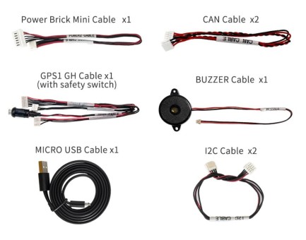 Pixhawk - CubePilot Pixhawk Mini Carrier Board Cable Set V2 HX4-06224