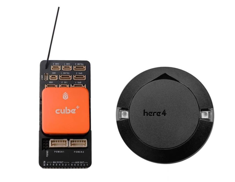 CubePilot Pixhawk The Cube Orange+ (IMU V8) Standard Set Otopilot Sistemi (ADS-B Carrier Board) | HERE4 Multiband RTK GPS GNSS | Kombo Set