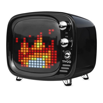 DIVOOM - Divoom Tivoo Pixel Art Smart Siyah Bluetooth Hoparlör