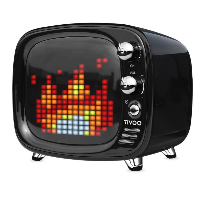 Divoom Tivoo Pixel Art Smart Siyah Bluetooth Hoparlör