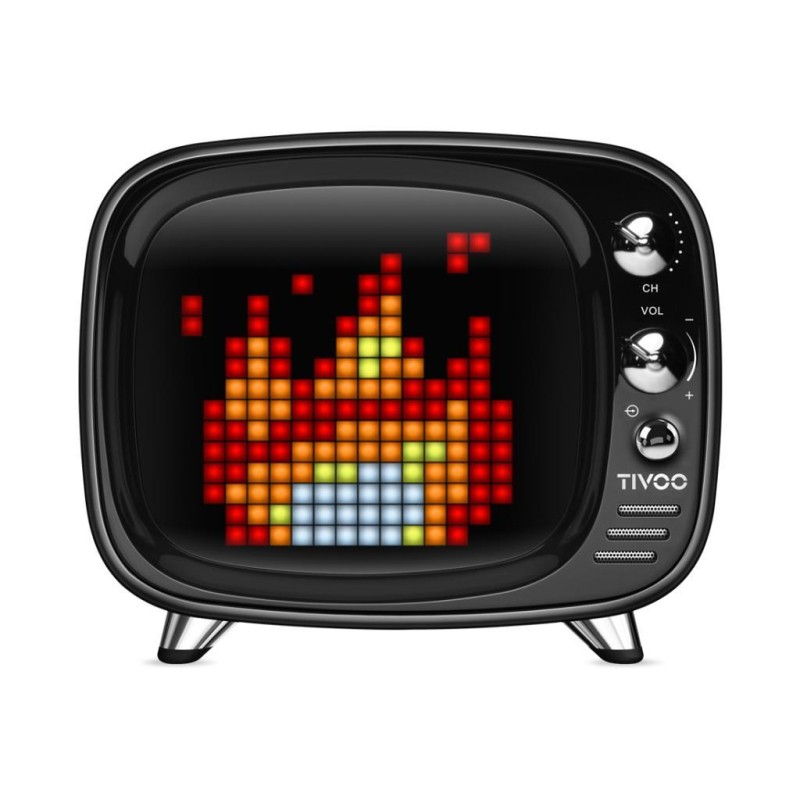 Divoom Tivoo Pixel Art Smart Siyah Bluetooth Hoparlör