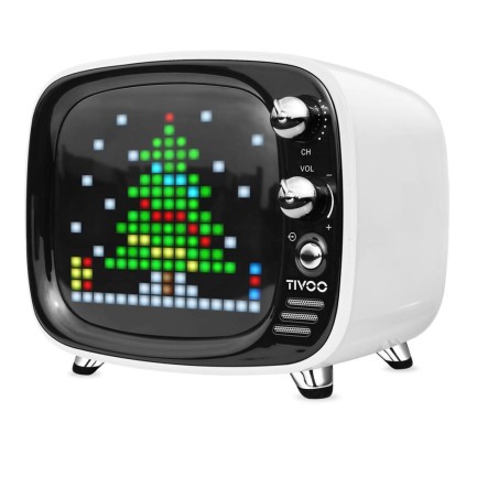 DIVOOM - Divoom Tivoo Pixel Art Smart Beyaz Bluetooth Hoparlör