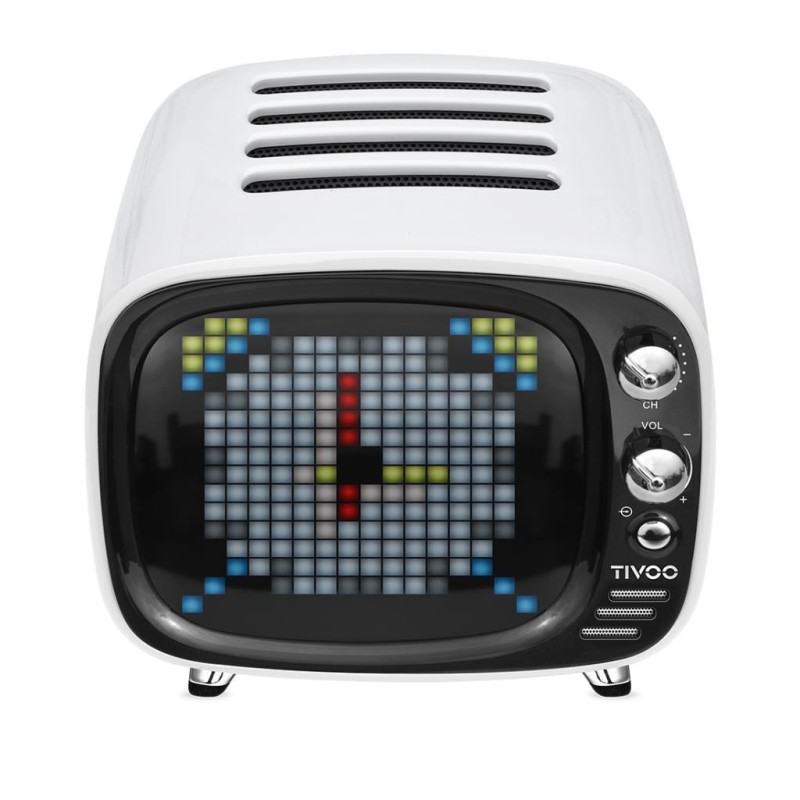 Divoom Tivoo Pixel Art Smart Beyaz Bluetooth Hoparlör