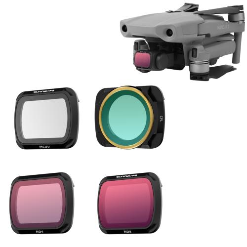 DJI Mavic Air 2 Drone Kamera Lens Filtresi MCUV+CPL+ND4+ND8