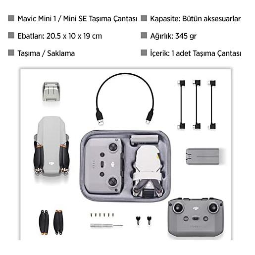 DJI Mavic Mini 1 / Mini SE Taşıma Çantası Carrying Case (Kutusuz-Orijinal)