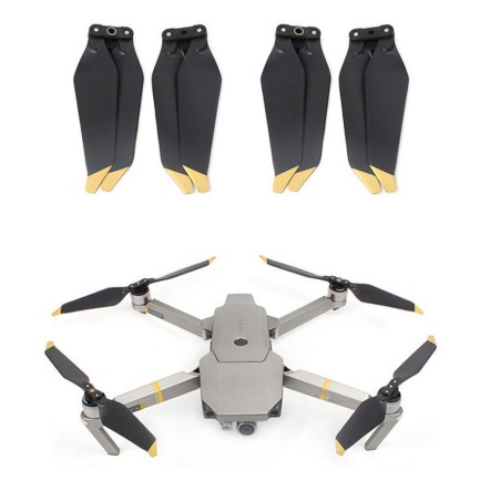 DJI Mavic Pro Platinum Drone Düşük Gürültülü Sessiz Yedek Pervane 8331F 4 Adet Gold - Thumbnail