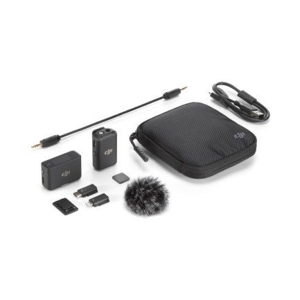 DJI - DJI Mic Wireless Mikrofon Kiti 1 TX + 1 RX (1 Kişilik)