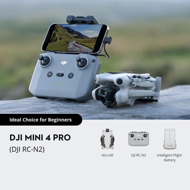 DJI Mini 4 Pro Drone (DJI RC-N2)