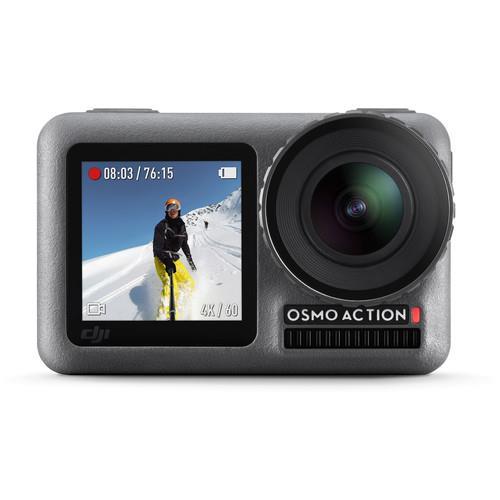 DJI OSMO Action Aksiyon Kamera + Çoklu Şarj Aleti Kiti + 2 ADET Yedek Batarya + SD Card Saklama Alanı