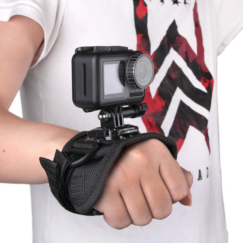 Aksiyon Kameraları İçin Eldiven El Bilek Bandı Wrist Strap Gopro DJI Insta360 SJCam Vantop