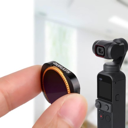 DJI OSMO Pocket 2 ve Pocket 1 Gimbal Kamera Lens Filtresi ND16-PL - Thumbnail