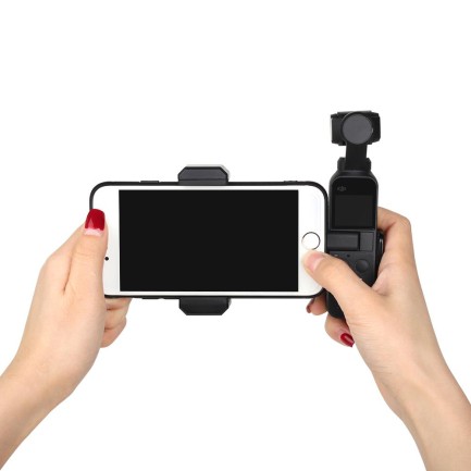 DJI Osmo Pocket 2 / Pocket 1 Serisi Telefon Tutucu Tripod Yuvalı - Thumbnail