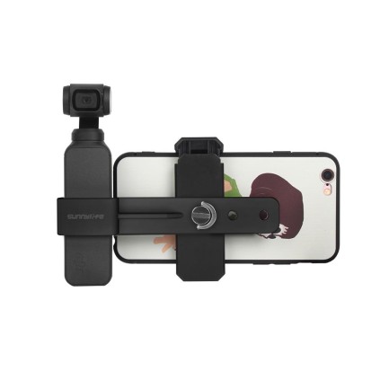 DJI Osmo Pocket 2 / Pocket 1 Serisi Telefon Tutucu Tripod Yuvalı - Thumbnail