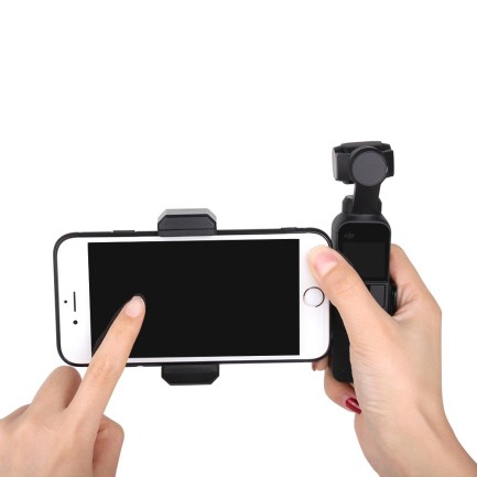 DJI Osmo Pocket 2 / Pocket 1 Serisi Telefon Tutucu Tripod Yuvalı - Thumbnail