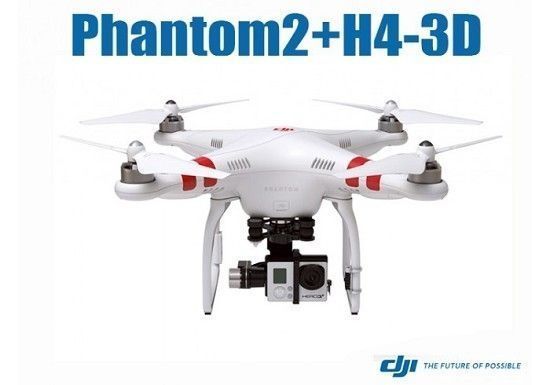 DJI Phantom 2 & Zenmuse H4-3D Gimbal Kamerasız Drone Seti (TEŞHİR)