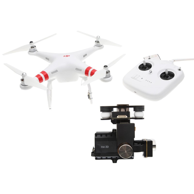 DJI Phantom 2 & Zenmuse H4-3D Gimbal Kamerasız Drone Seti (TEŞHİR)