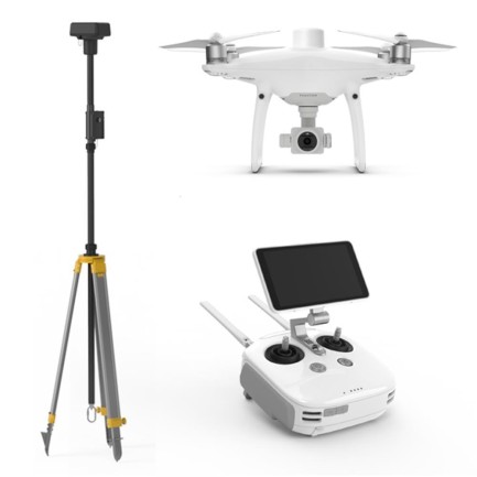 DJI Phantom 4 RTK Drone & D-RTK 2 Mobil Bas Istasyonu Combo - Thumbnail