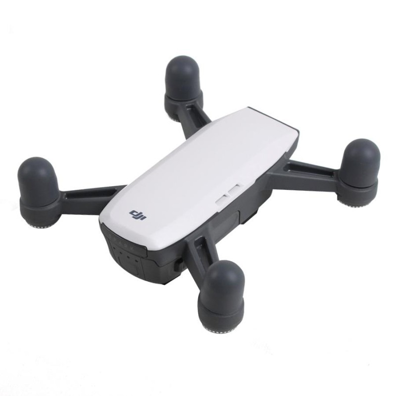 DJI Spark Için Motor Koruyucu Siyah Silikon Kapak