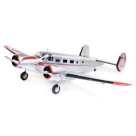 E-Flite - E-flite Beechcraft D18 1.5m Bind-N-Fly Basic Electric Airplane (1499mm) w/Smart ESC, AS3X & SAFE Rc Uçak