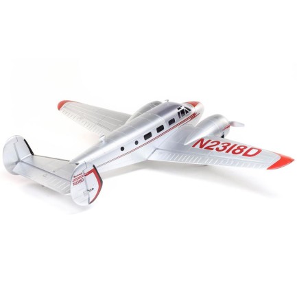 E-flite Beechcraft D18 1.5m Bind-N-Fly Basic Electric Airplane (1499mm) w/Smart ESC, AS3X & SAFE Rc Uçak - Thumbnail