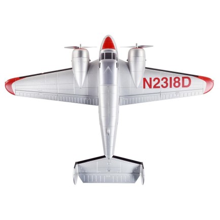 E-flite Beechcraft D18 1.5m Bind-N-Fly Basic Electric Airplane (1499mm) w/Smart ESC, AS3X & SAFE Rc Uçak - Thumbnail