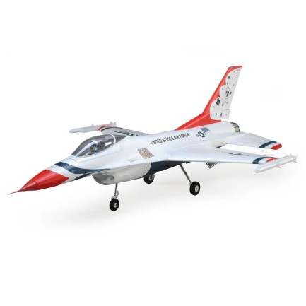 E-Flite - E-flite F-16 Thunderbirds 70mm EDF Jet BNF Basic - AS3X / SAFE Select RC Model Uçak