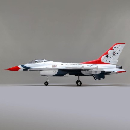 E-flite F-16 Thunderbirds 70mm EDF Jet BNF Basic - AS3X / SAFE Select RC Model Uçak - Thumbnail