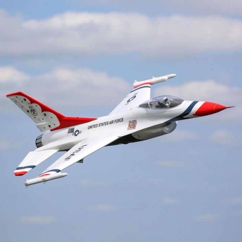 E-flite F-16 Thunderbirds 70mm EDF Jet BNF Basic - AS3X / SAFE Select RC Model Uçak