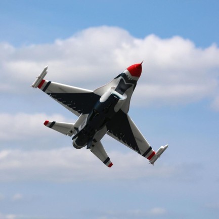 E-flite F-16 Thunderbirds 70mm EDF Jet BNF Basic - AS3X / SAFE Select RC Model Uçak - Thumbnail